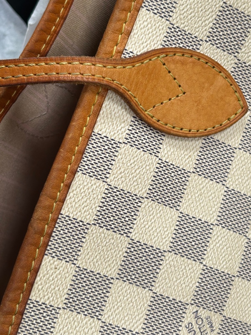 🩷FULL SET Louis Vuitton Neverfull mm Azur Ballerine🩷 - Picture 15 of 15